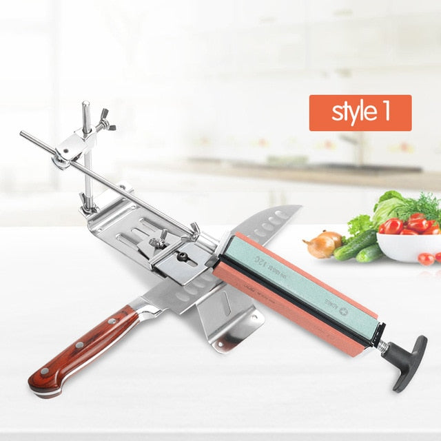 NEW Lron Steel Home Kitchen Knife Sharpener Professional Fixed Sharpening Tools Fix-Angle 120-1500Grit Stones Whetstone