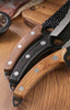 Hand-Forged Butcher Knife -Meat Cleaver - 6" Professional Kitchen Knife, Fishing Filet & Bait Knives Outdoor Survival Knife Multi-purpose Kitchen Knives for BBQ, Camping, Tactical, Deboning