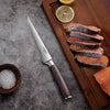 Boning Knife 6 Inch, Super Sharp Fillet Knife with High Carbon Stainless Steel Blade, Deboning Knives, Professional Boning Knives for Meat Poultry Chicken, Pakkawood Handle with Gift Box