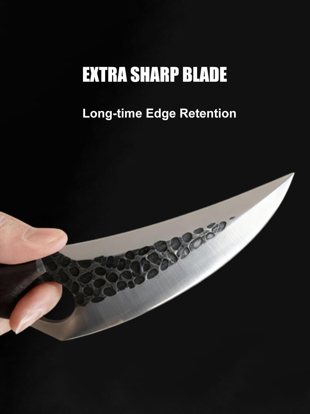 Japan Viking Knives with Sheath Hand Forged Butcher Knife for Meat Cutting Japanese Cooking Chef Knives Sharp Meat Cleaver for Outdoor Camping, BBQ